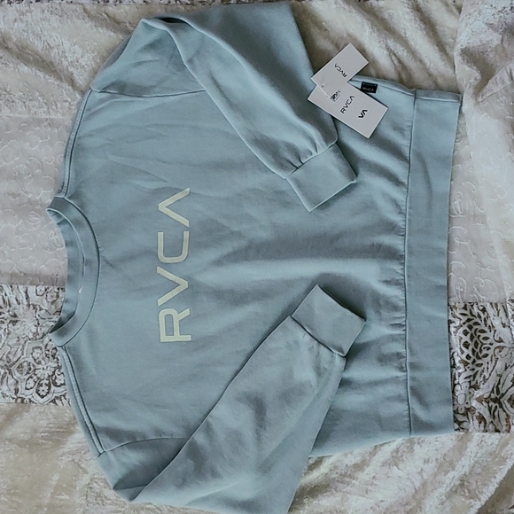 RVCA Logo Fleece Sweatshirt- XL - Picture 3 of 9